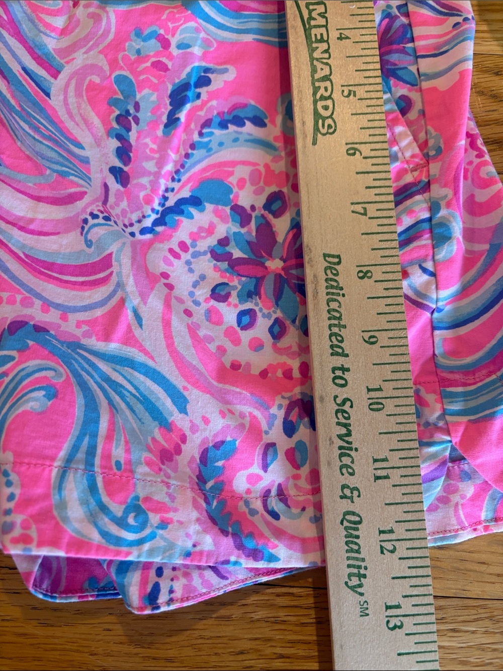 LILLY PULITZER Ocean View Short Prosecco Pink Don't Be Jelly Size; M; EUC - Picture 7 of 13